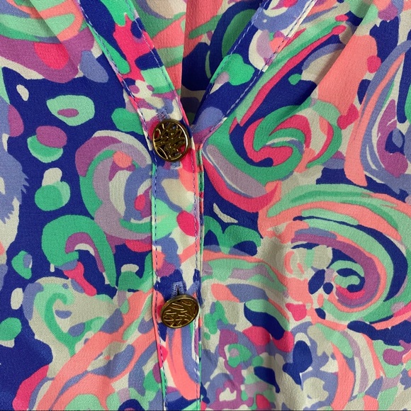 Lilly Pulitzer • Elsa Silk Top - Picture 4 of 7